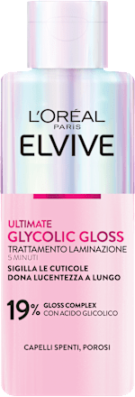 Trattamento Laminazione Glycolic Gloss 5 minuti per capelli spenti L'Oreal Paris ELVIVE