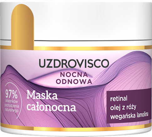 Maska do twarzy całonocna Nocna Odnowa UZDROVISCO