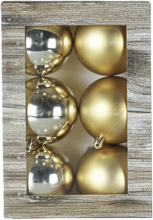 Kuglice za bor – zlatne ZOVAK