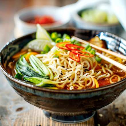 Nudeln, Mie-Nudeln aus Dinkel dmBio