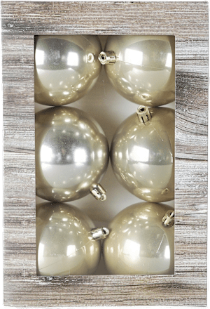 Ukrasi za bor – sjajne zlatne kuglice ZOVAK