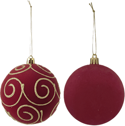 Kuglice za bor – crvene ZOVAK