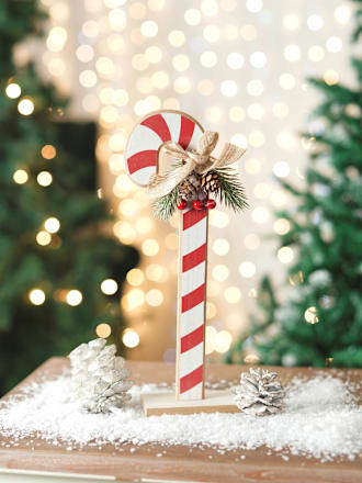 Božićna drvena dekoracija – Candy cane ZOVAK