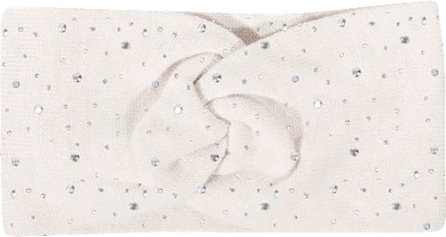 Traka s cirkonima - Cream PURSET