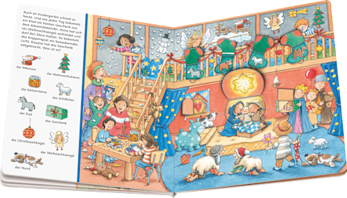 Kinderbuch Mein Sachen suchen Wimmelbuch Weihnachtszeit Ravensburger