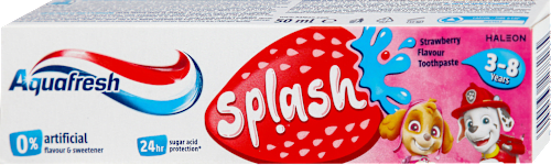 splash pasta za zube za decu - jagoda, 3-8 godina Aquafresh