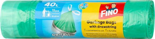 Kese za smeće u boji, zapremina: 40l FINO