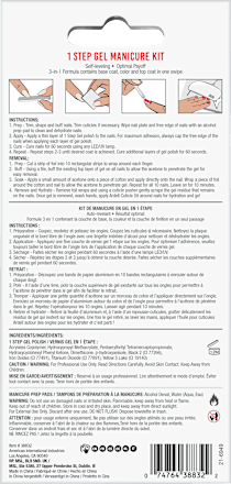 UV Maniküre 1 Step Gel StarterKit Venetian Red  ARDELL