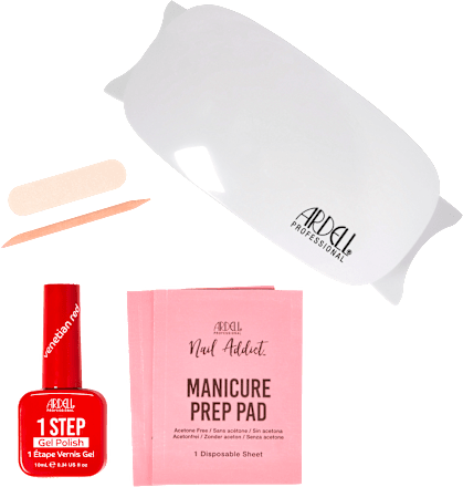 UV Maniküre 1 Step Gel StarterKit Venetian Red  ARDELL