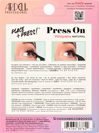 Künstliche Wimpern Press On Wispies Natural Multipack ARDELL