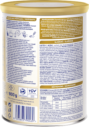 SUPREMEpro 2, 6 HMO, instantní pokračovací kojenecké mléko 6m+ BEBA