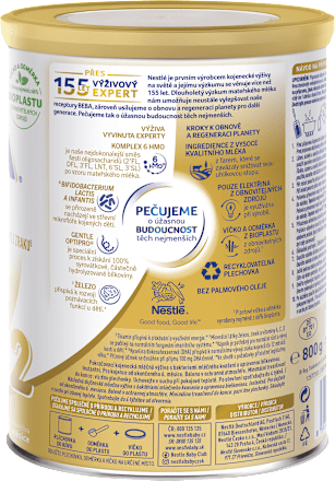 SUPREMEpro 2, 6 HMO, instantní pokračovací kojenecké mléko 6m+ BEBA