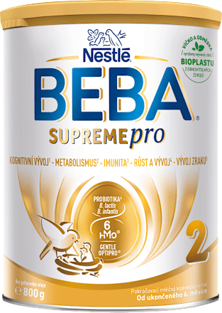 SUPREMEpro 2, 6 HMO, instantní pokračovací kojenecké mléko 6m+ BEBA