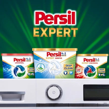 prací kapsle Discs 4v1 Deep Clean Expert Sensitive Persil