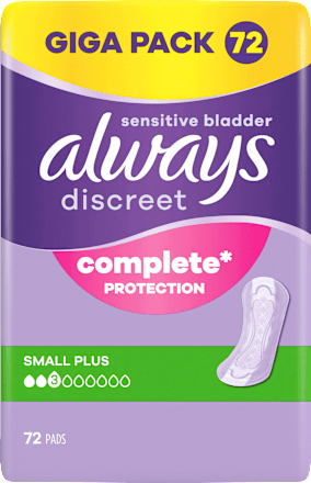 discreet Einlagen Inkontinenz Small Plus always