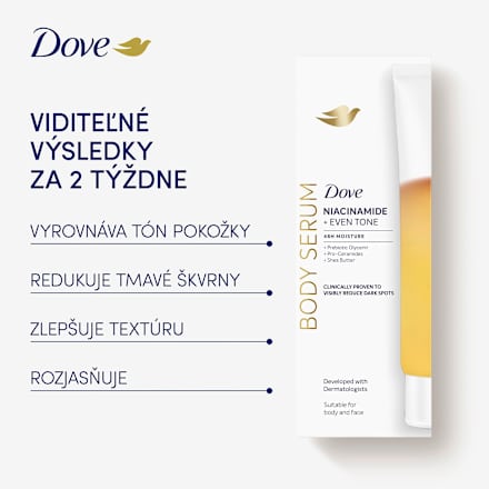 Telové sérum Niacinamide + Even Tone 48H Moisture Dove