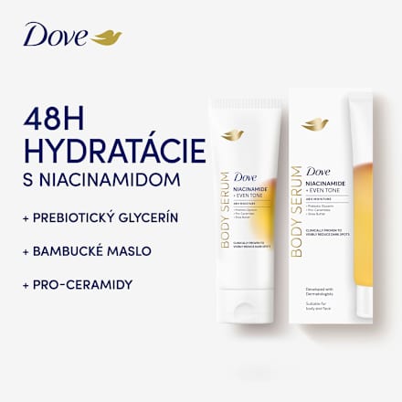 Telové sérum Niacinamide + Even Tone 48H Moisture Dove