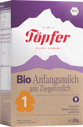 Anfangsmilch 1 aus Ziegenmilch, von Geburt an Töpfer
