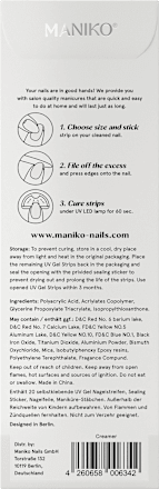 UV Gel Nagelfolien Creamer Maniko