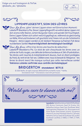 Lippenpflege Bridgerton Kate & Anthony Blackberry Pie Labello