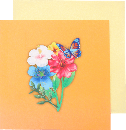 Grußkarte Pop Up Blumen CACTUS