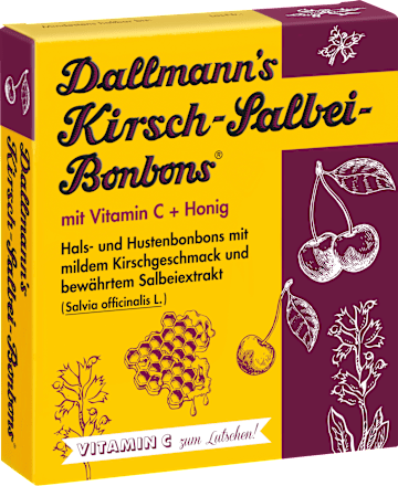 Bonbon, Kirsch-Salbei mit Honig Dallmann's