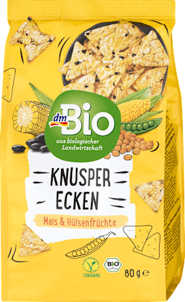 Knusperecken Mais & Hülsenfrüchte dmBio
