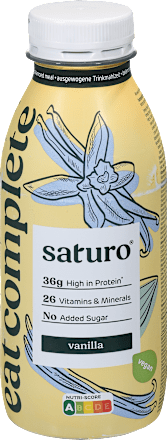 Beljakovinski napitek, vanilja saturo