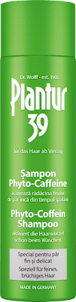 Șampon cu cofeină pentru păr fin și delicat Plantur 39