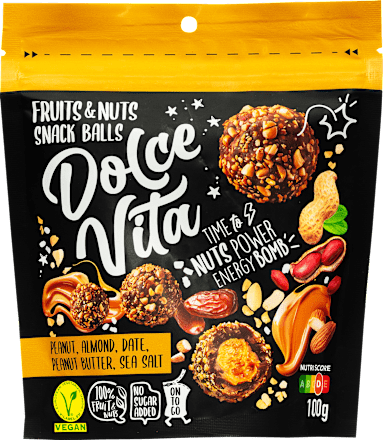 Kuglice od kikirikija, badema i hurmi Dolce Vita