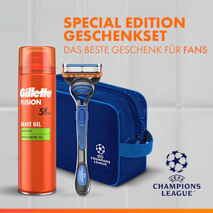 Geschenkset Rasierer, Fusion5 7tlg Gillette