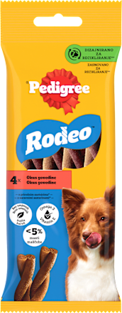 Rodeo dopunska hrana za odrasle pse – govedina Pedigree