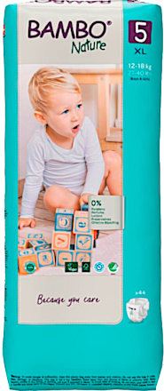 Scutece numărul 5 12-18kg Bambo Nature