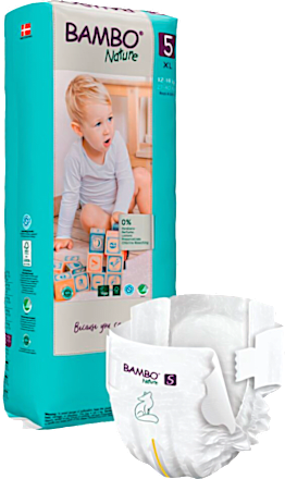 Scutece numărul 5 12-18kg Bambo Nature