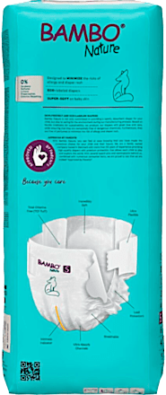 Scutece numărul 5 12-18kg Bambo Nature