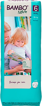 Scutece numărul 6 16+kg Bambo Nature