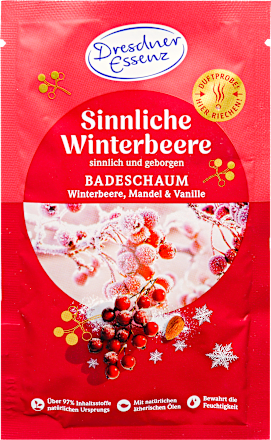 Habzó fürdősó Delicate Winter Berry Dresdner Essenz