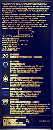 Kondome Intensity, Breite 56mm Durex