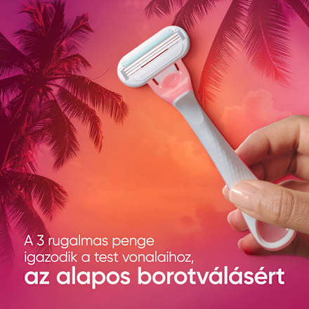 Smooth Miami Női eldobható borotva Gillette Venus