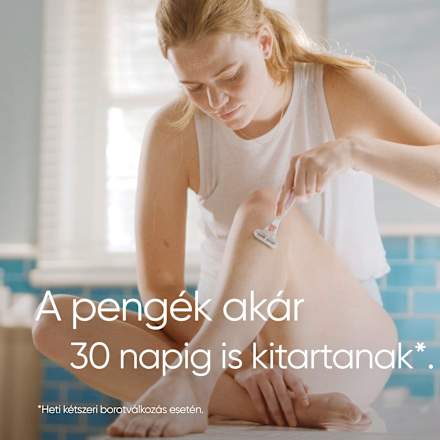Női borotva Smooth Sensitive +2db betét Gillette Venus