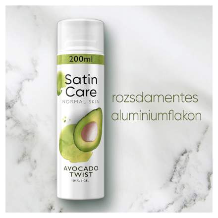 Női Borotvazselé, avokádóolajjal Satin Care