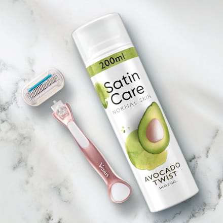 Női Borotvazselé, avokádóolajjal Satin Care