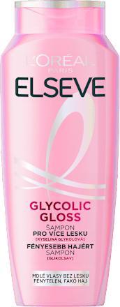 Sampon Glycolic Gloss, fénytelen, fakó hajra, nagy kiszerelés L'ORÉAL PARiS ELSEVE