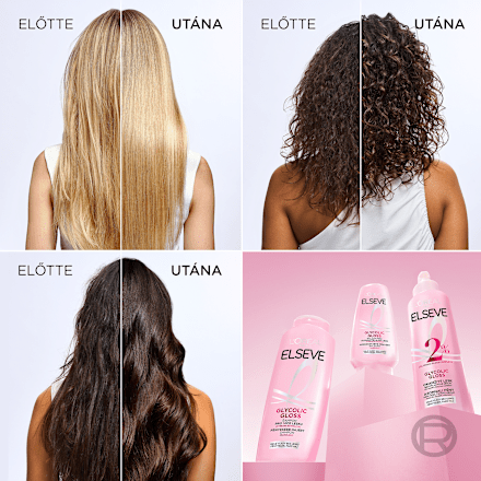 Sampon Glycolic Gloss, fénytelen, fakó hajra L'ORÉAL PARiS ELSEVE