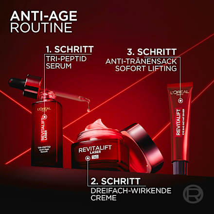 Gesichtscreme Anti-Aging Laser mit Pro-Retinol, Hyaluronsäure und Vitamin C L'ORÉAL PARiS REVITALIFT