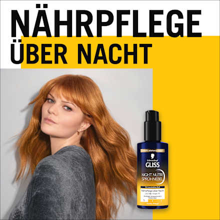 Sprühnebel Night Nutri Schwarzkopf GLISS