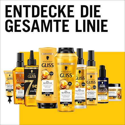 Sprühnebel Night Nutri Schwarzkopf GLISS