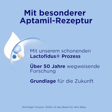 Anfangsmilch 1 Pronutra von Geburt an Aptamil