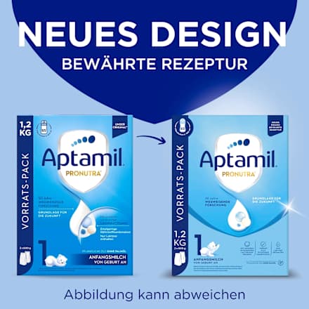 Začetno mleko za dojenčke Pronutra 1, 0 m+ Aptamil