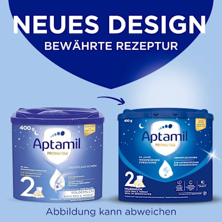 Folgemilch 2 Abendfläschchen nach dem 6. Monat Aptamil